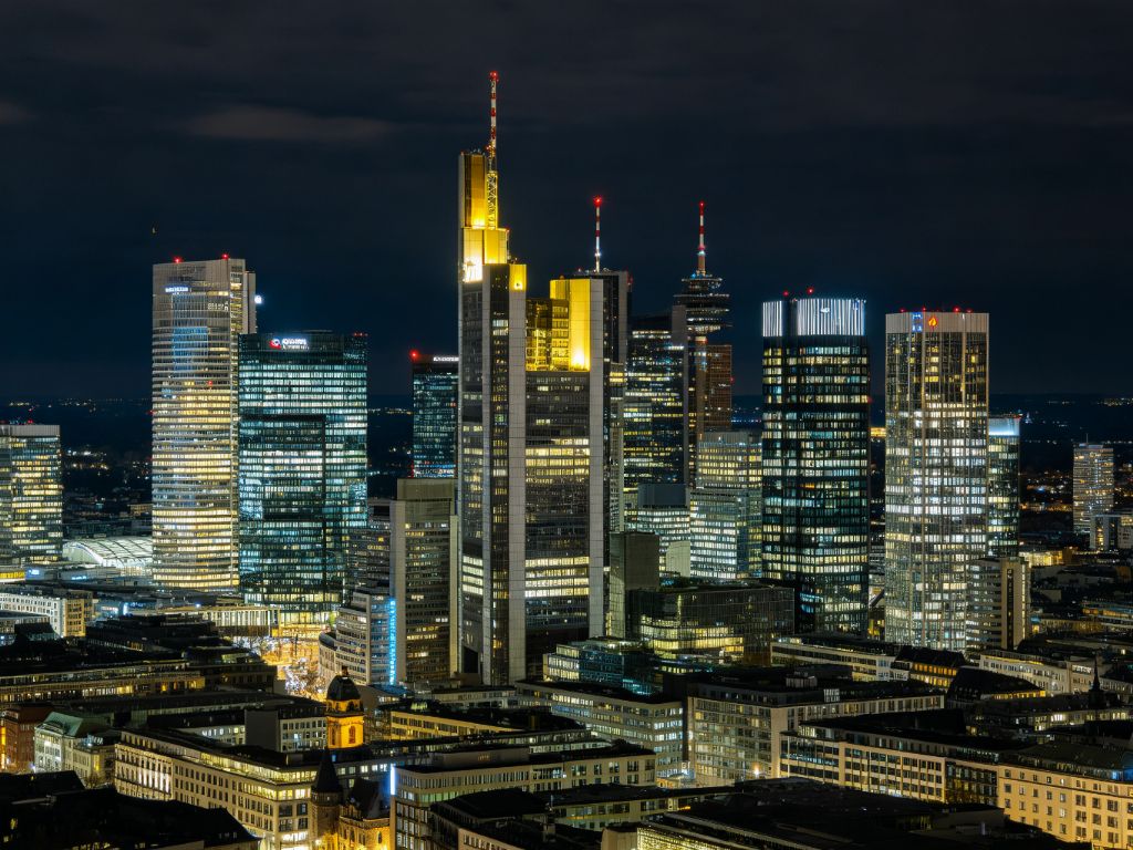 汉堡城市夜景